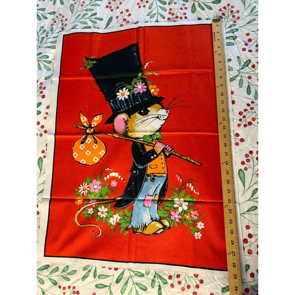 70s Wesco-Reltex Floral Mouse - Picture 6 of 7